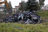 Ferrailles extraites de l'ancienne gare G1 des 'Oeufs rouges'