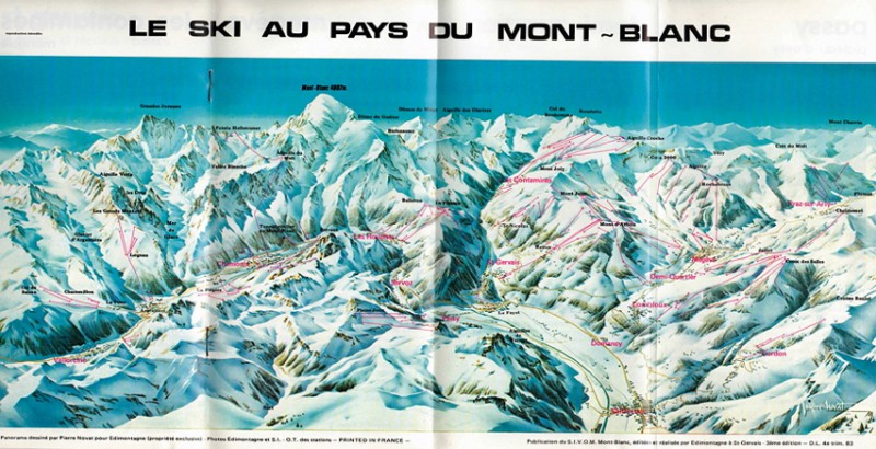 Ski au pays du Mont Blanc 1983-84