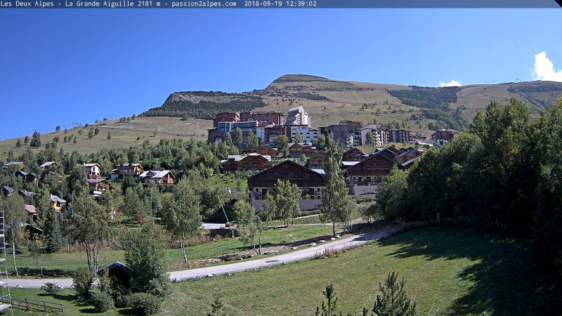 Vue vers Grande Aiguille depuis le Petit Plan le 19 septembre 2018