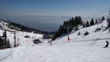 [Crozet-Lelex] Derniers jours de fonctionnement du TKD Vallon, vue sur la ligne et la G1 depuis la piste Prs