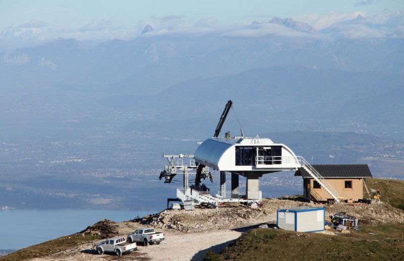 [Crozet-Lelex] Construction gare amont TSCD6-10 Bergers le 24.10.18