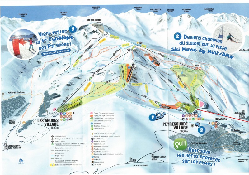 Plan des pistes