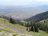 Vue sur la ville de Jackson Hole