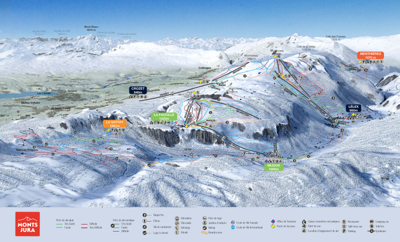 Plan des pistes