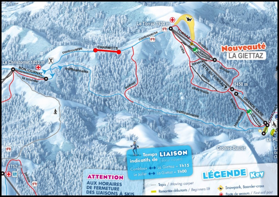 Téléski à enrouleurs (TKE) des Charmots